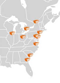 Shipping Containers Map