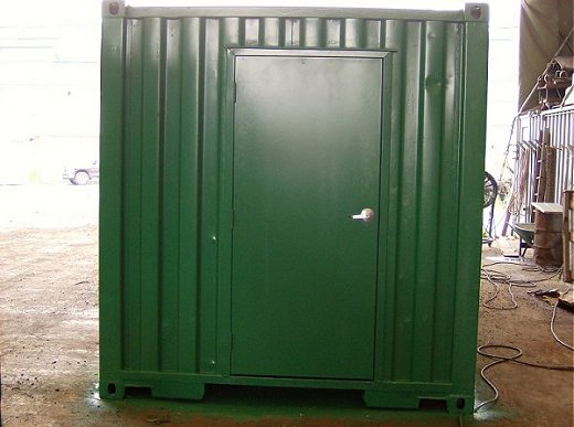 Basic Modified Shipping Container with Personal Door