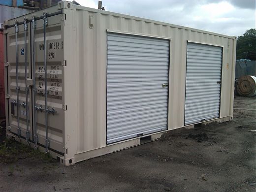 Basic Modified Shipping Container with Roll Up Doors