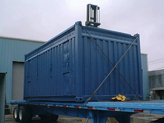 20 ft Hard Top Container with a Modified Width of 9.5 ft (Exterior)