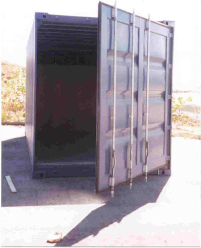 Full Open Door Freight Container
