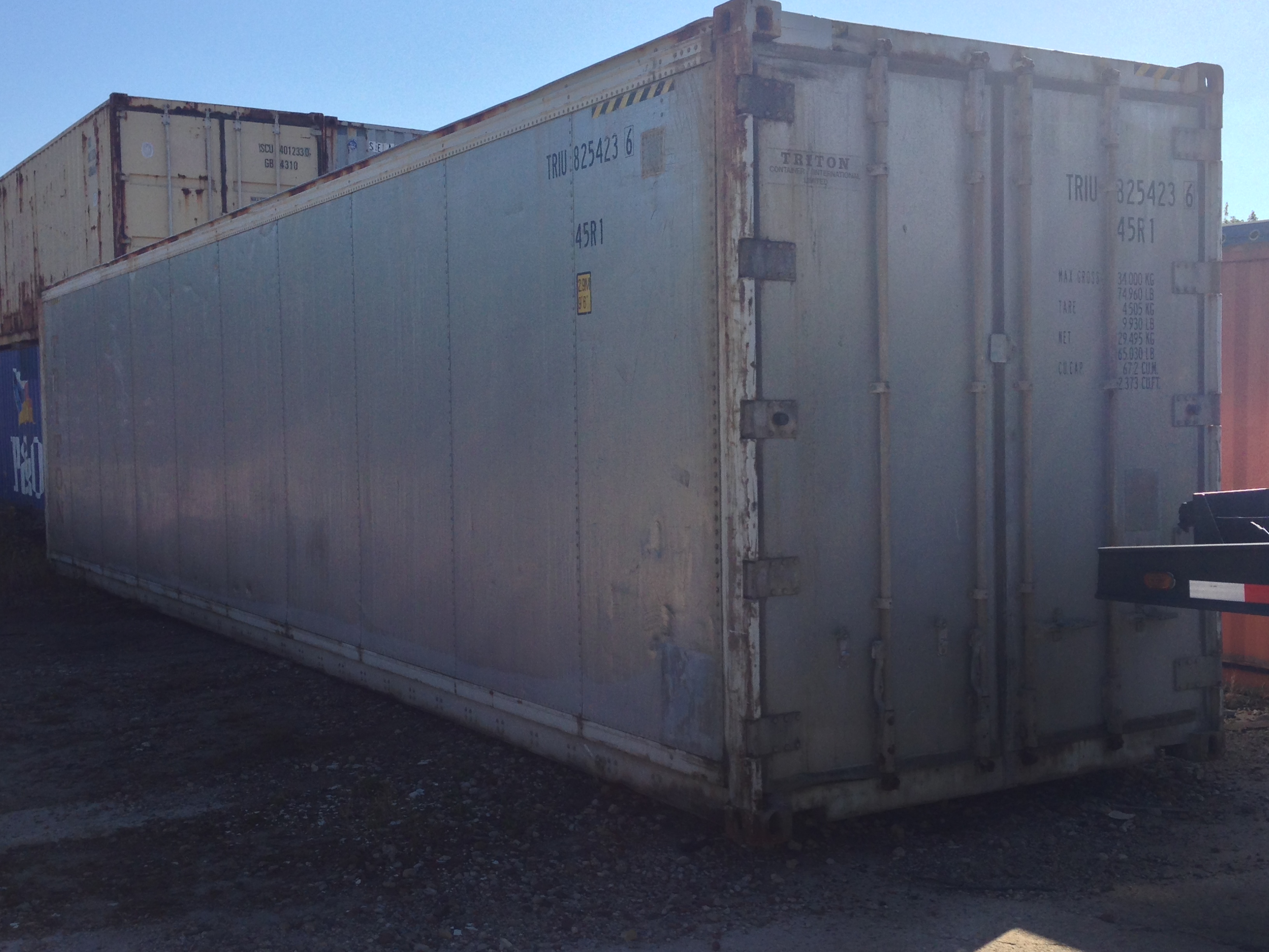 Used 40′ Refrigerated Shipping Container