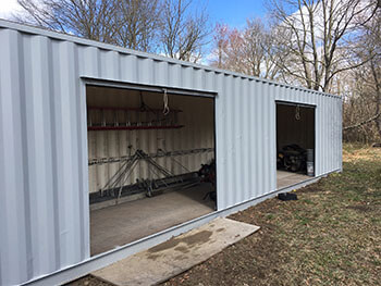 Roll Up Doors for Easy Access(open)