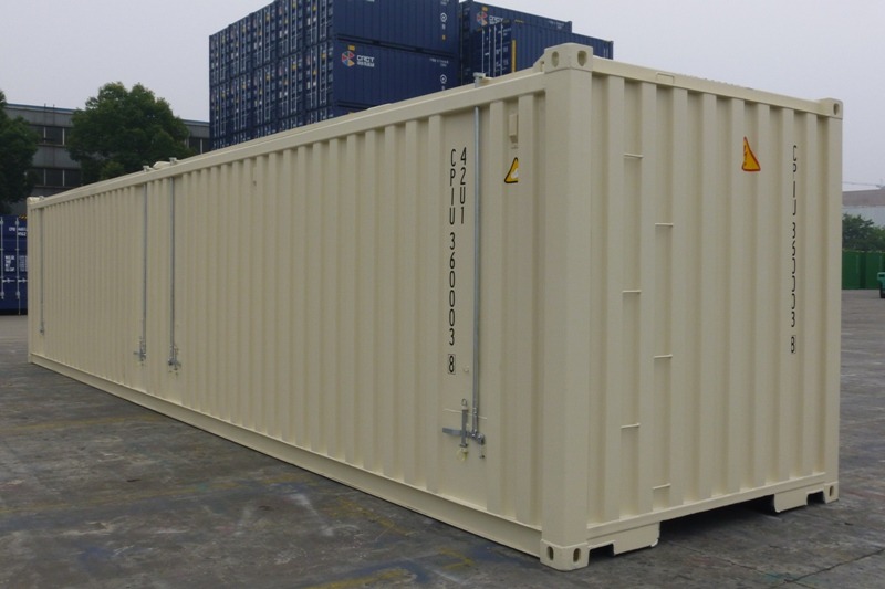 40’ Hard Top Shipping Container (side)