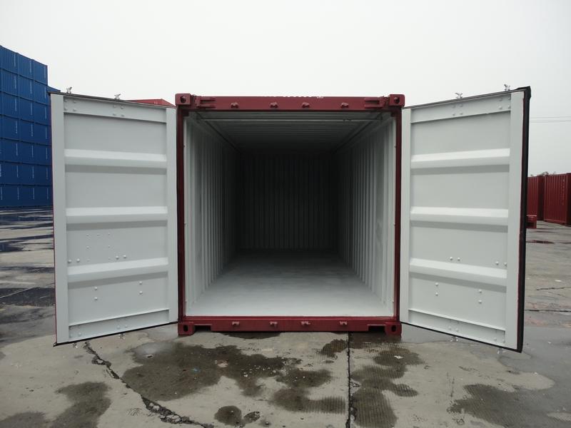 Hard top conex container (doors open)