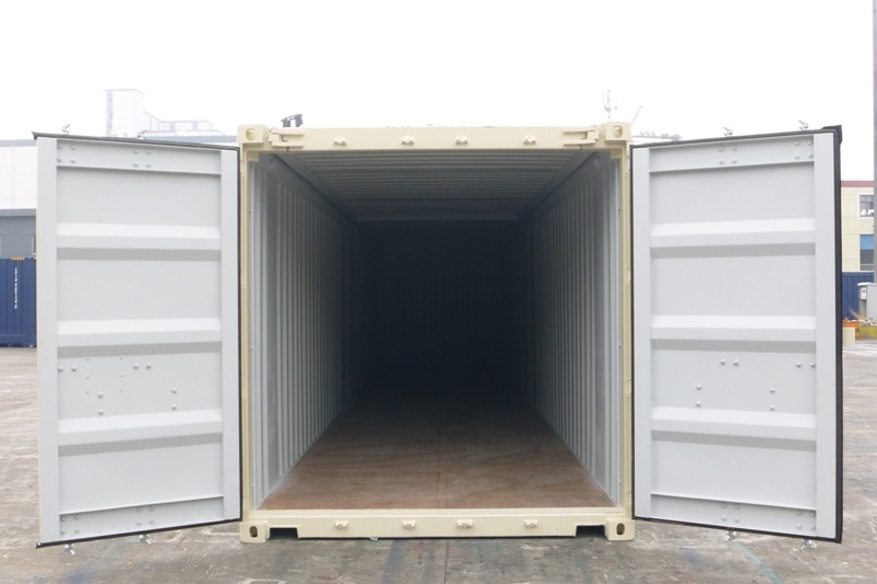 40’ Hard Top Shipping Container (open doors)