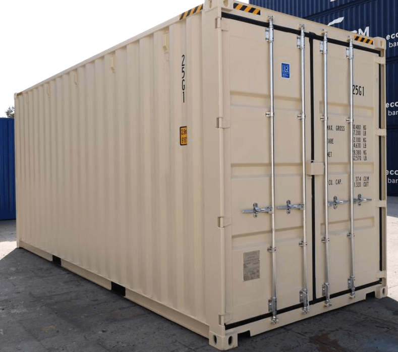 20 ft high cube container has an additional one foot of height than a standard 20ft shipping container